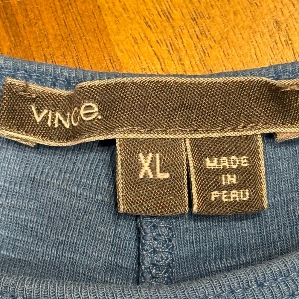 Vince Slate Blue Tank Top cotton modal blend - Picture 2 of 7